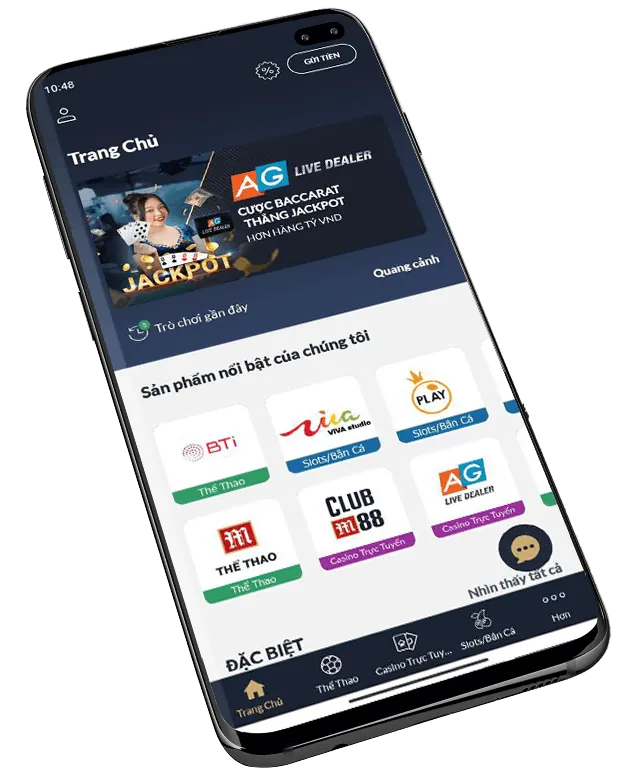 Hình ảnh điện thoại hiển thị ứng dụng 1xbet nổ hũ